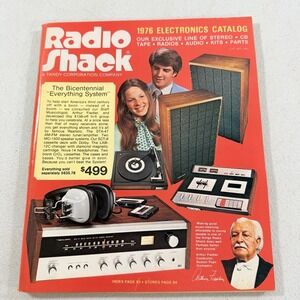 Vintage 1976 Radio Shack Electronics 163 Page Catalog Tape Deck Stereo Radios CB